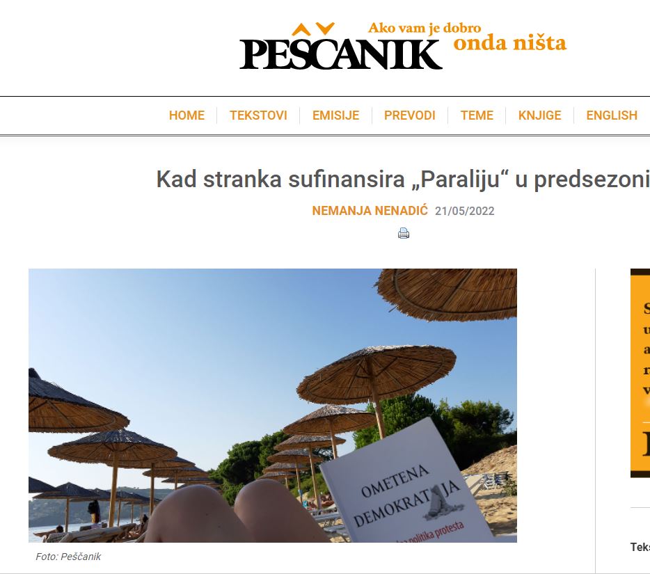 pescanik paralija